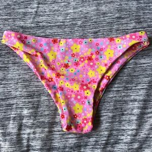 Floral bikini bottom